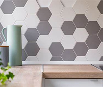 carreaux forme hexagone